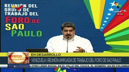 Presidente Nicolás Maduro lidera encuentro con Grupo de Trabajo del Foro de Sao Paulo
