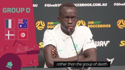 Socceroos want to 'shock the world' in group of death