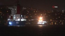 Boğaz'da konteyner gemisi arıza yaptı: Gemi trafiği askıya alındı