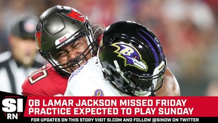 Lamar Jackson Will Play vs. Panthers After Missed Friday Practice