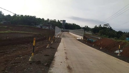 Jembatan jalan tol serang panimbang gumuruh sudah di fungsikan