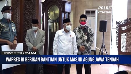 Wapres Ma'ruf Amin berikan Bantuan Baznas di MAJT