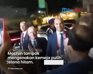 Aksi 'Blusukan' Presiden Prancis Banjir Pujian, Turun ke Jalan Sapa Warga Bali hingga Gendong Bayi