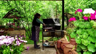 Beef Pilaf - Cooked in Clay Pots  Outdoor Cooking||World Food Ellist