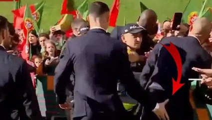 Cristiano Ronaldo'nun kameralar önünde Pepe'ye yaptığı hareket sosyal medyada ses getirdi