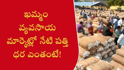 ఖమ్మం: స్వల్పంగా తగ్గిన పత్తి ధర.. ఎంతంటే!