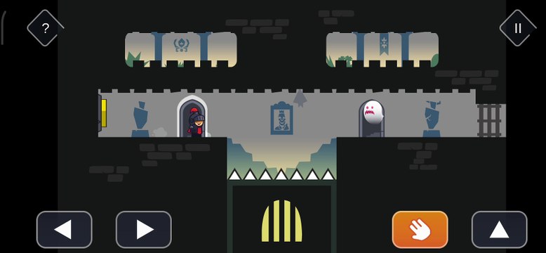 Door • Spikes • Gost • Button • Tricky Castle • Level 50 • Floor 5 • Princess Castle • Sparrowhawk Gaming • Game •