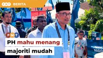 PH mahu menang majoriti mudah, elak Parlimen tergantung, tegas Anwar