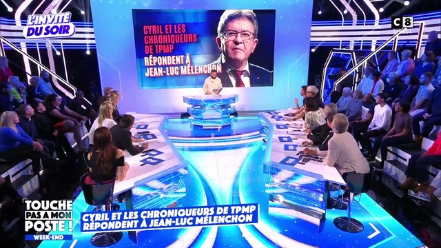 Quand Jean-Luc Mélenchon lance à Cyril Hanouna Nous ne sommes pas vos copains, et nous le serons jamais , l'animateur lui répond avec un clip vidéo