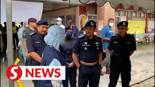 GE15: Top cops make their rounds to inspect voting process