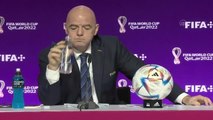 FIFA Başkanı Infantino Dünya Kupası öncesi basın toplantısı düzenledi (1)