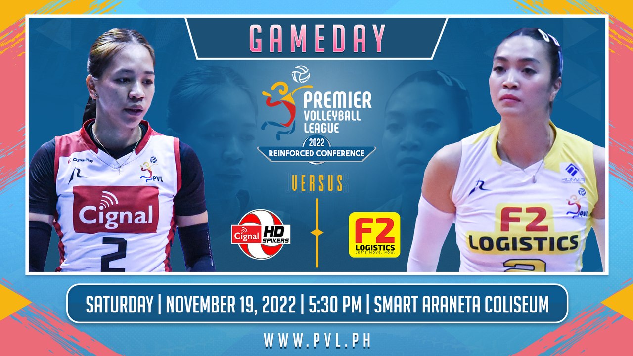 GAME 2 NOVEMBER 19, 2022 | CIGNAL HD SPIKERS vs F2 LOGISTICS | 2022 PVL REINFORCED CONFERENCE