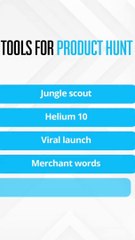 Amazon Product Hunting Tools