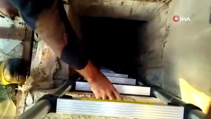 Havalandırma boşluğunda trajikomik olay! Canını derdinin düşeceğine…