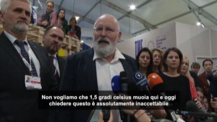 Cop27, Timmermans (Ue): "Non vogliamo target 1,5 gradi muoia qui"