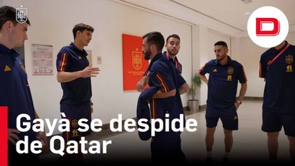 Así fue como Gayà se despidió de sus compañeros antes de regresar a España