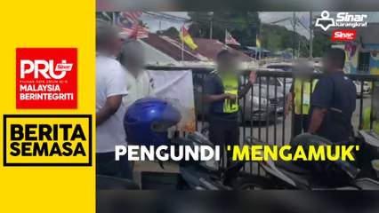 Pengundi 'mengamuk' pusat mengundi tutup awal