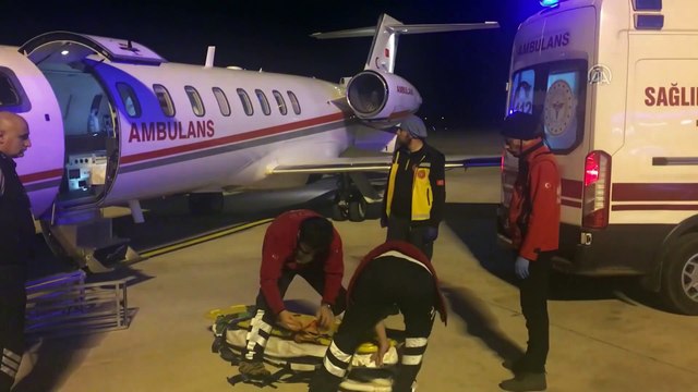 Kazada ağır yaralanan oyuncu Sergen Deveci ambulans uçakla İstanbul’a sevk edildi