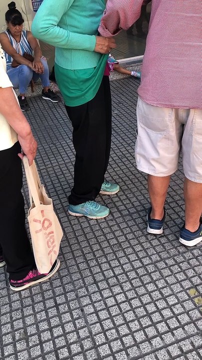 Rat Crawls Around on Lady