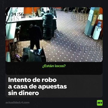 Ladrones armados intentan robar en una casa de apuestas que no tenía caja