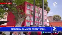 Despiden a bombero Ángel Torres como ‘Héroe’ de la compañía Garibaldi