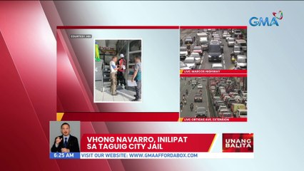 Vhong Navarro, inilipat sa Taguig City Jail | UB