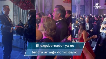 “El Bronco” asiste a XV años de su hija, tras cambio de medida cautelar 