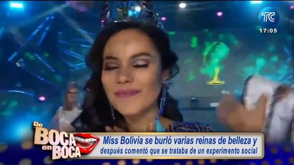 Скачать видео: Miss Bolivia habla mal sobre sus compañeras de Miss Universo 2022