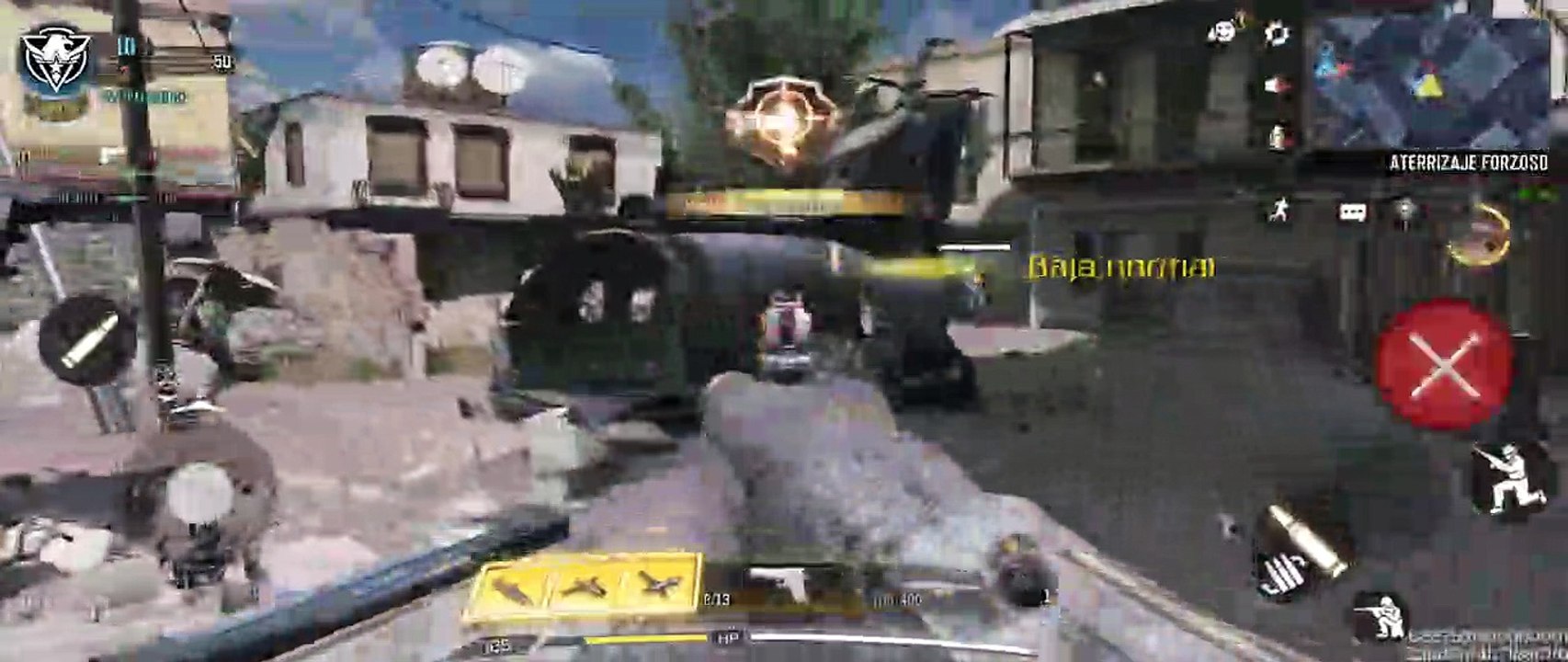 Ganando partida TDM duelo por EQUIPOS utilizando solo pistola call of duty mobile Nivel Pro