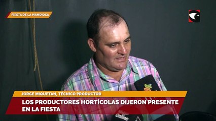 Los productores hortícolas dijeron presente en la fiesta