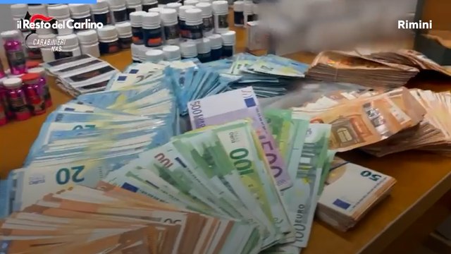 Maxi sequestro di anabolizzanti tra Rimini e San Marino: il video dei Nas