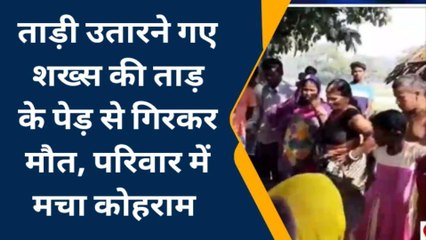 सारण: ताड़ी उतारने गए शख्स की ताड़ के पेड़ से गिरकर हुई मौत, परिवार में मचा कोहराम