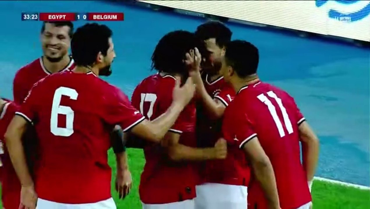 ملخص مباراة مصر و بلجيكا 2-1