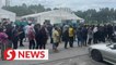 GE15: Frustrated voters exit Lembah Pantai voting centre without casting ballots