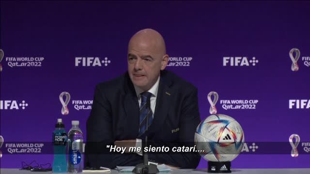 Infantino desde Catar: Hoy me siento gay, hoy me siento discapacitado, hoy me siento trabajador migrante