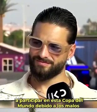 Maluma abandona una entrevista al ser preguntado por los derechos humanos en Qatar