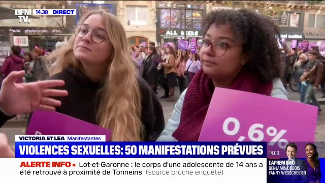 Violences sexistes: des manifestations en France pour dénoncer l' impunité des agresseurs