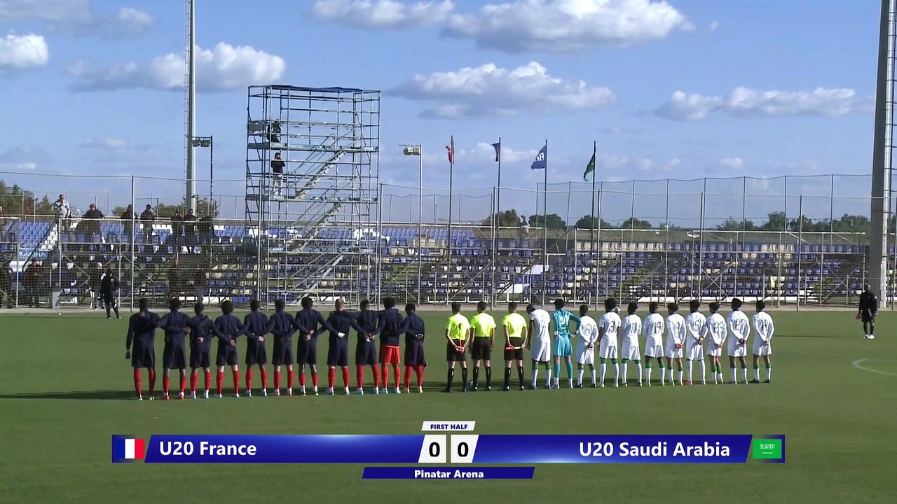 RELIVE: "Mundialito" Football Week - U20 France v U20 Saudi Arabia