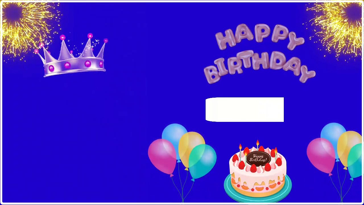Birthday Green Screen Video Effects Background 2022 002 By