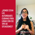 Periodista Mónica Baró se pronuncia sobre los sucesos en Colón, Matanzas