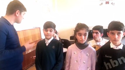 Ahmet Kaya'dan tanıdığımız türküyü bir de Azeri öğrencilerden dinleyin