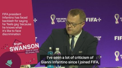 FIFA media chief defends Infantino over LGBTQ+ rights row