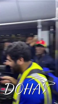 Qatar 2022: Les Lions Indomptables en route vers leur autobus