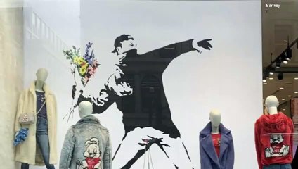 Banksy Calls Out Guess for Using his Artwork