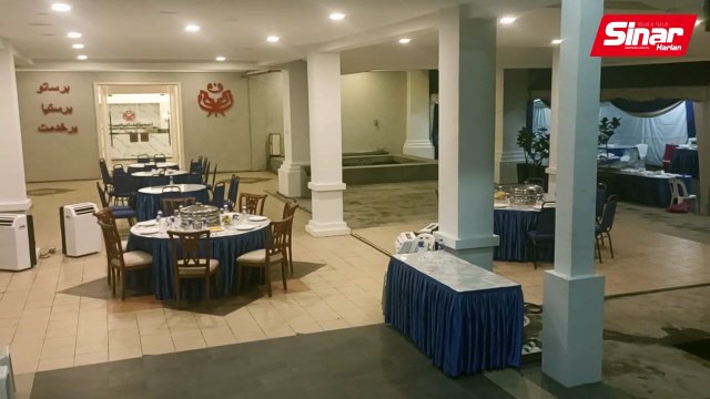 Ibu Pejabat UMNO Johor lengang