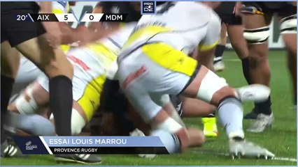 PRO D2 - Résumé Provence Rugby-Stade Montois: 20-19 - J11 - Saison 2022/2023