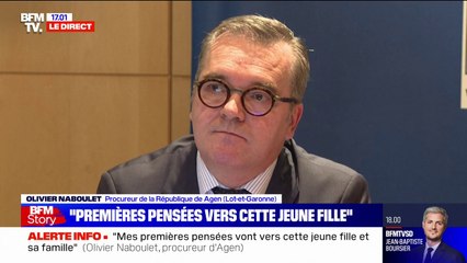 Adolescente retrouvée morte à Tonneins: "Mes premières pensées vont vers cette jeune fille et sa famille", affirme le procureur d'Agen