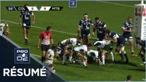 PRO D2 - Résumé Colomiers Rugby-US Montauban: 19-23 - J11 - Saison 2022/2023