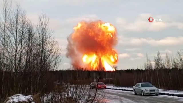 Rusya'da petrol boru hattında patlama