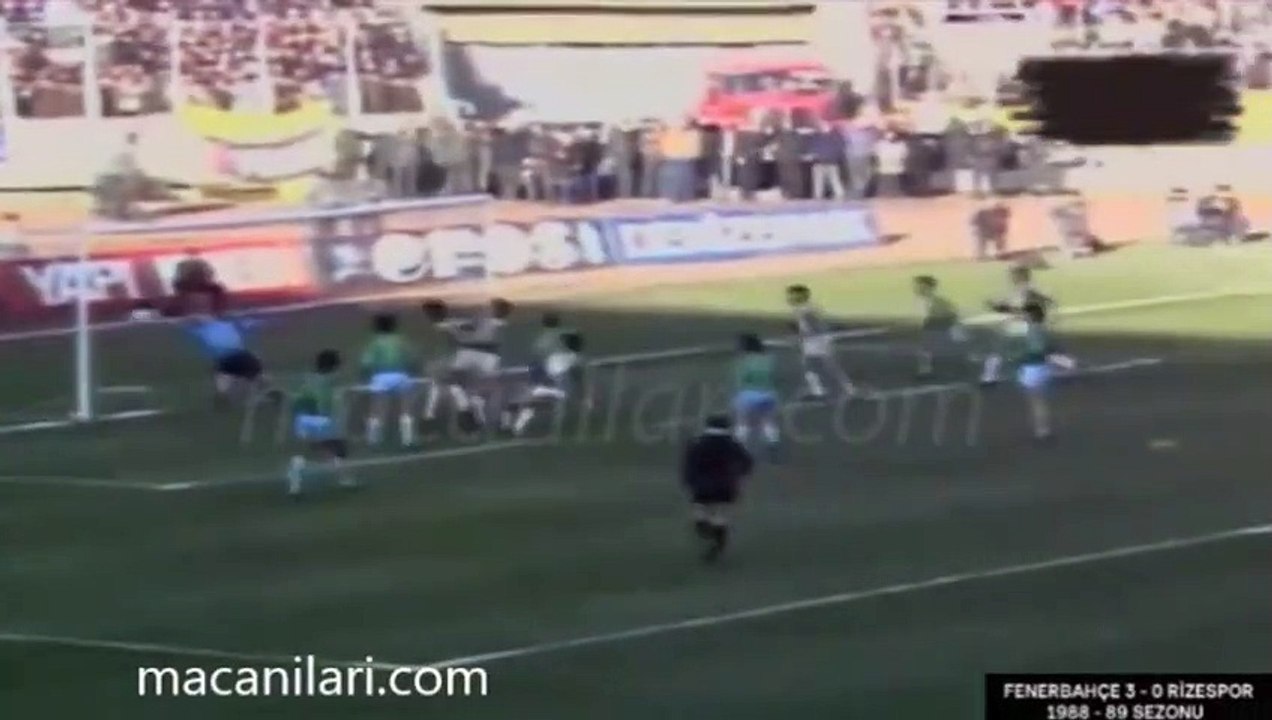 Fenerbahçe 3-0 Rizespor [HD] 21.01.1989 - 1988-1989 Turkish 1st League Matchday 20